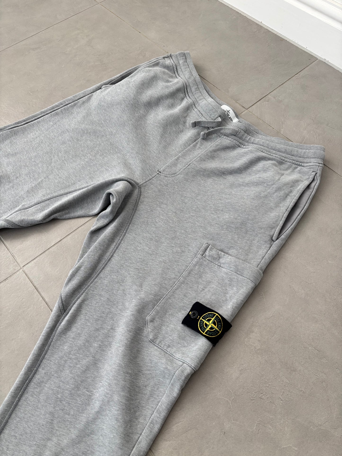 Stone Island Garment Dyed Pocket Sweatpants (Grey)