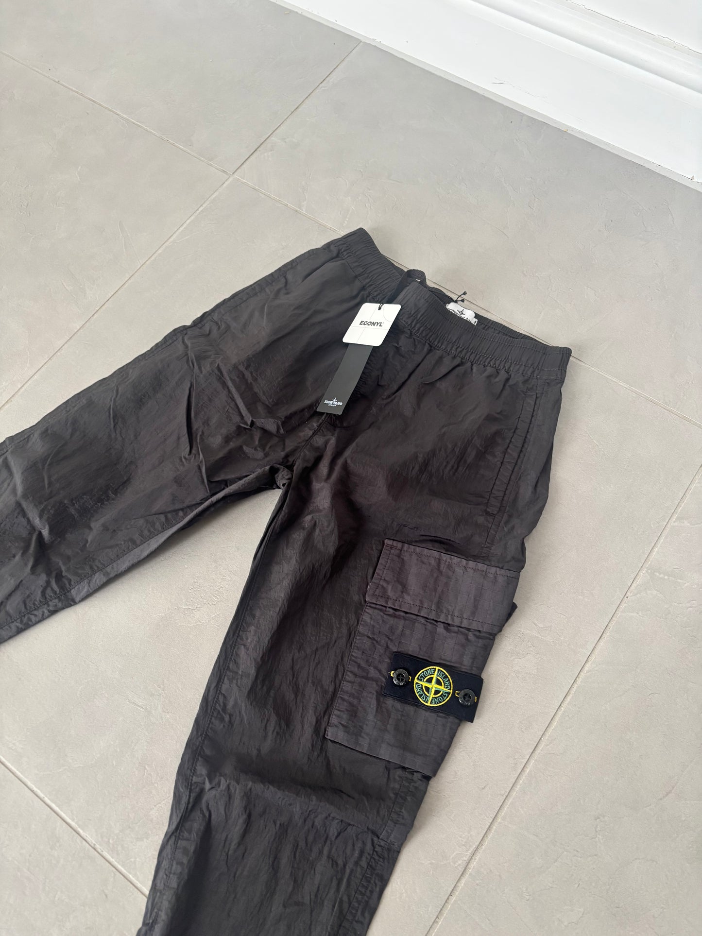 Stone Island Junior Econyl Pants (Black)