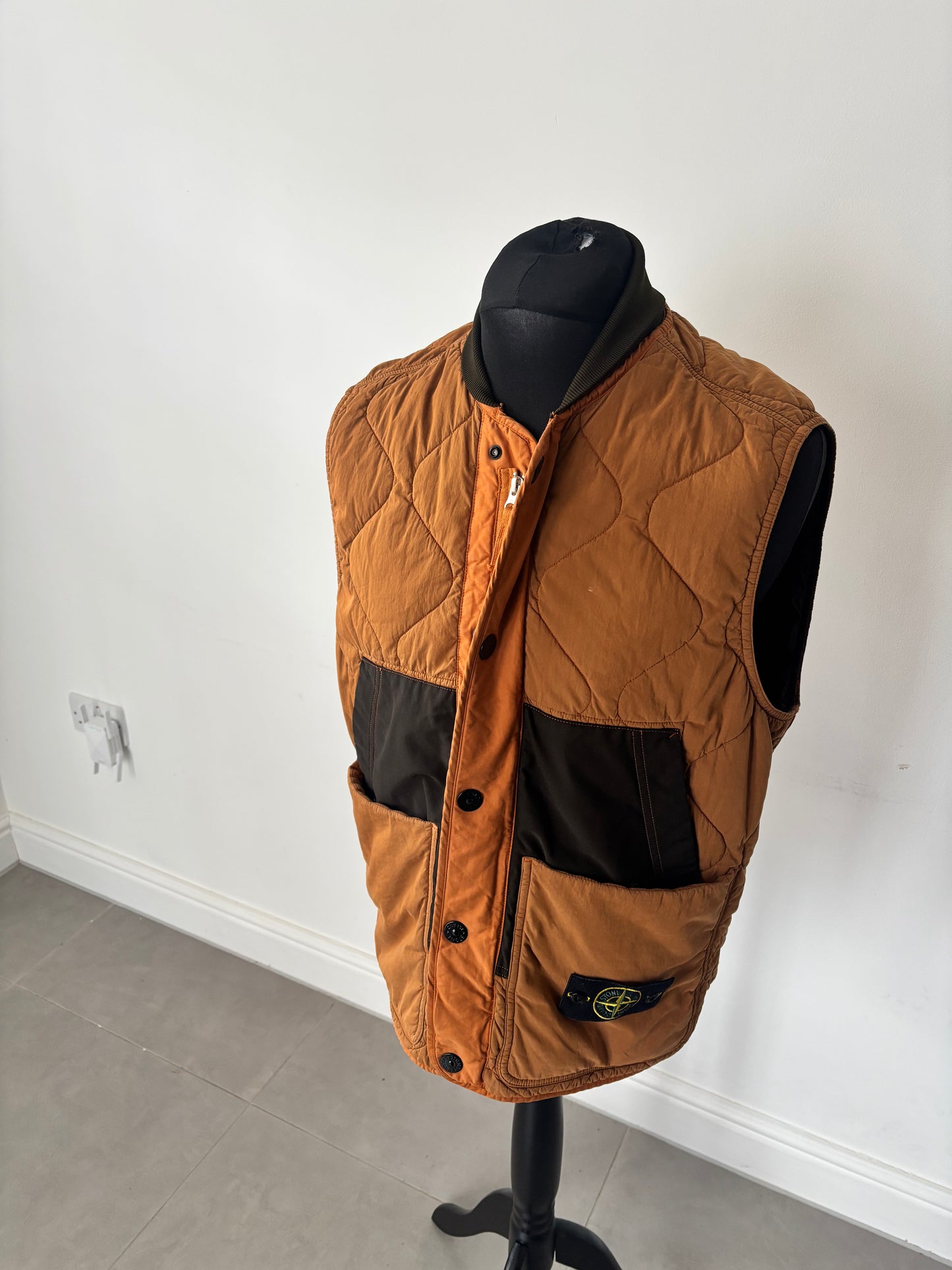 Stone Island 50 Fili Quilted-TC (Rust)