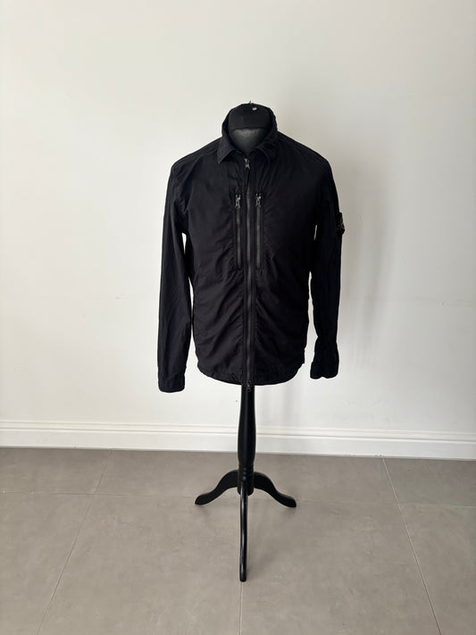 Stone Island Tela Parachute Overshirt (Black)