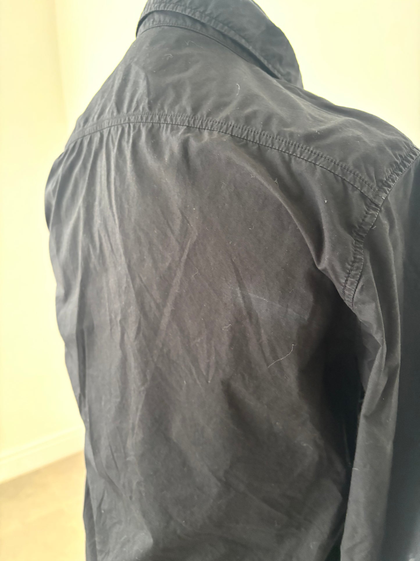 Stone Island Tela Parachute Overshirt (Black)