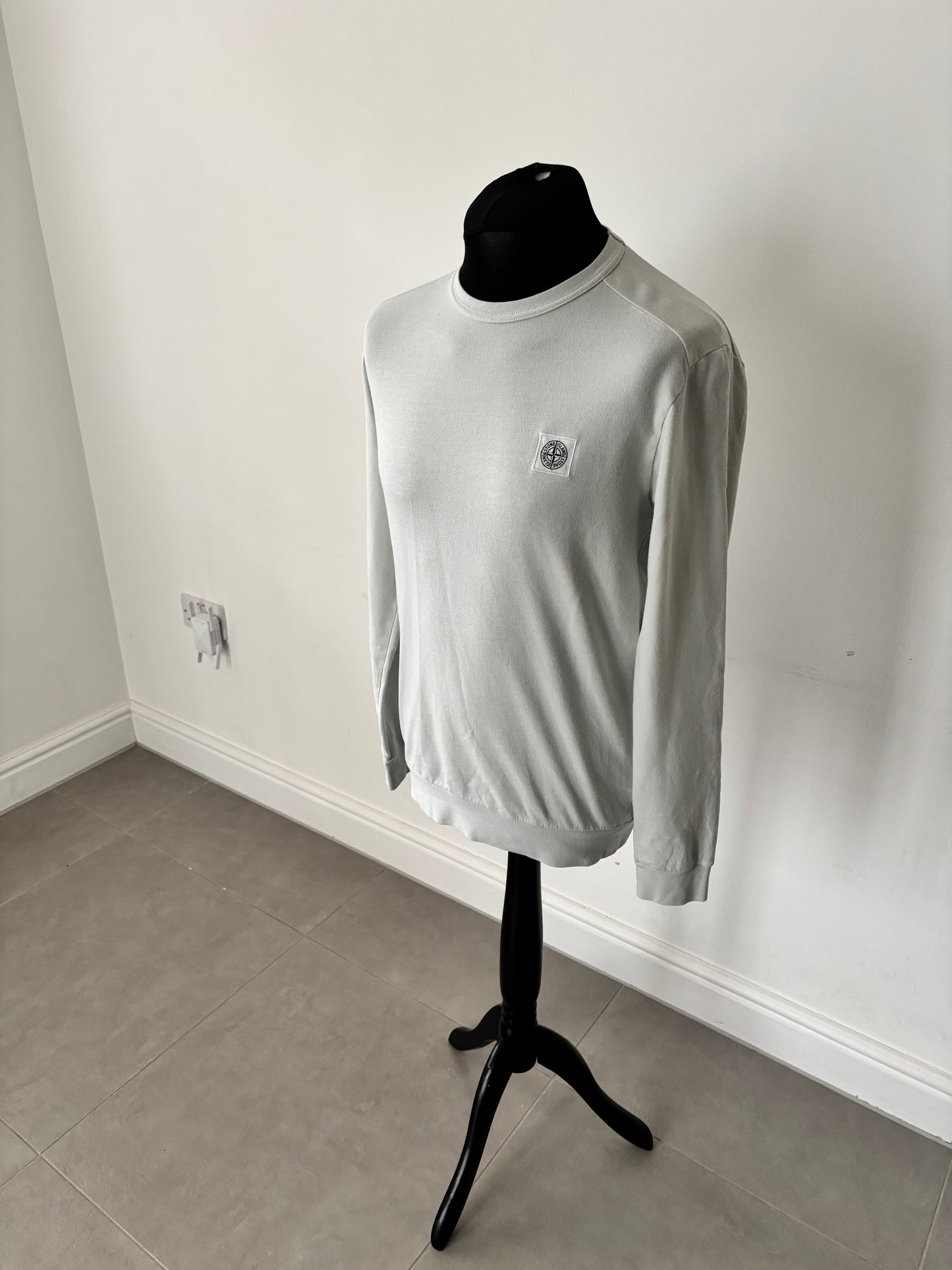 Stone Island Patch Logo Sweatshirt (Stone)