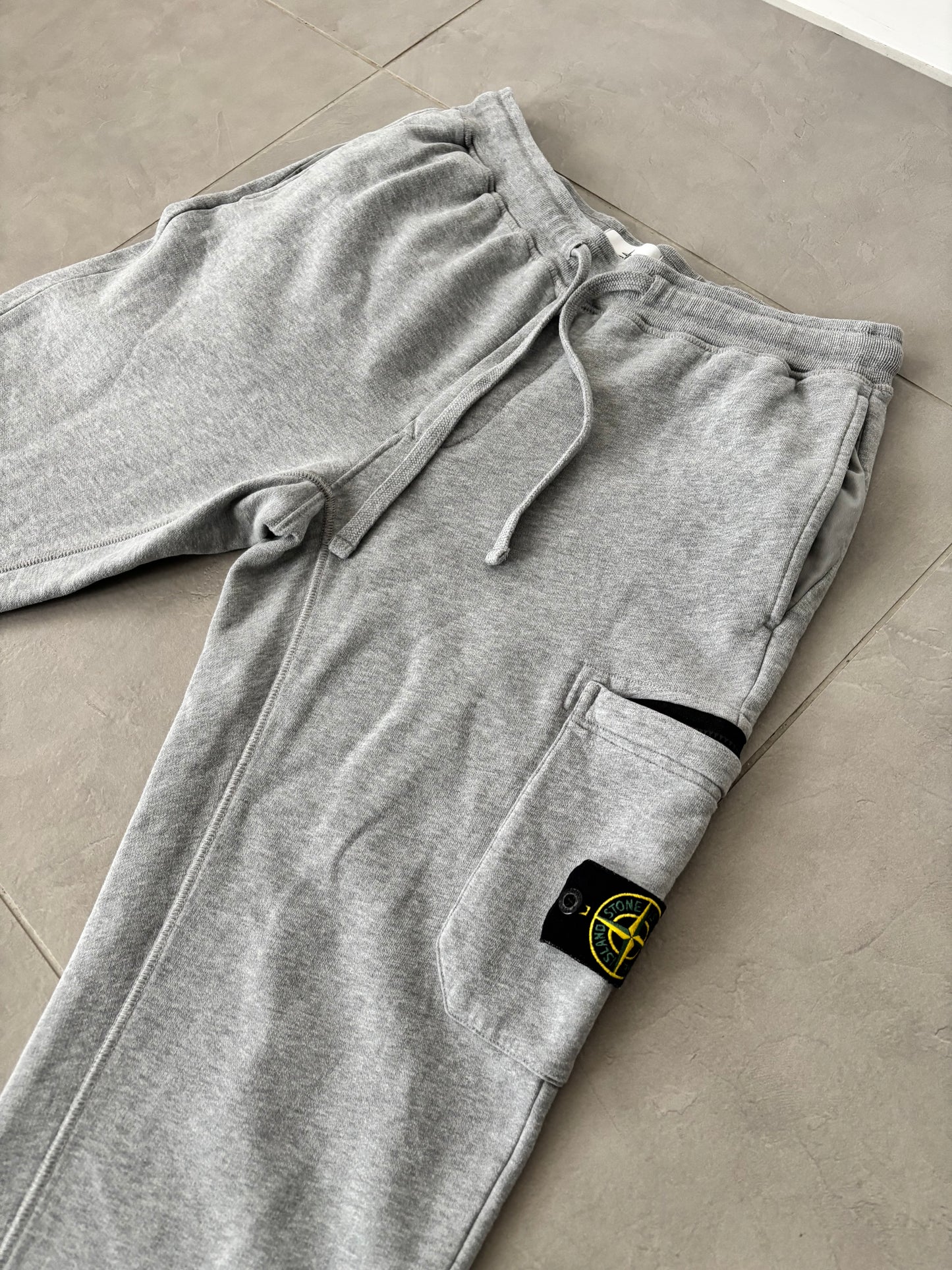 Stone Island Garment Dyed Pocket Sweatpants (Grey)