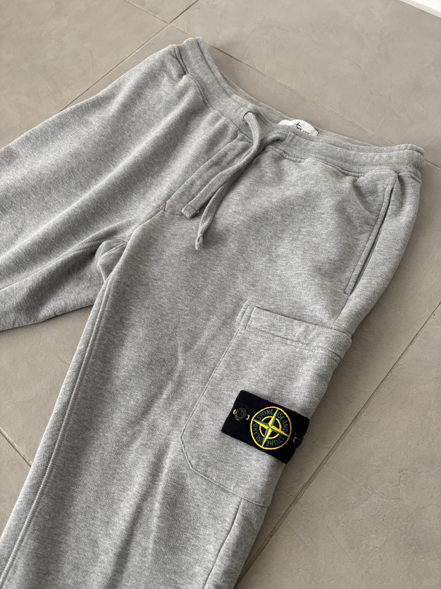 Stone Island Garment Dyed Pocket Sweatpants (Grey)