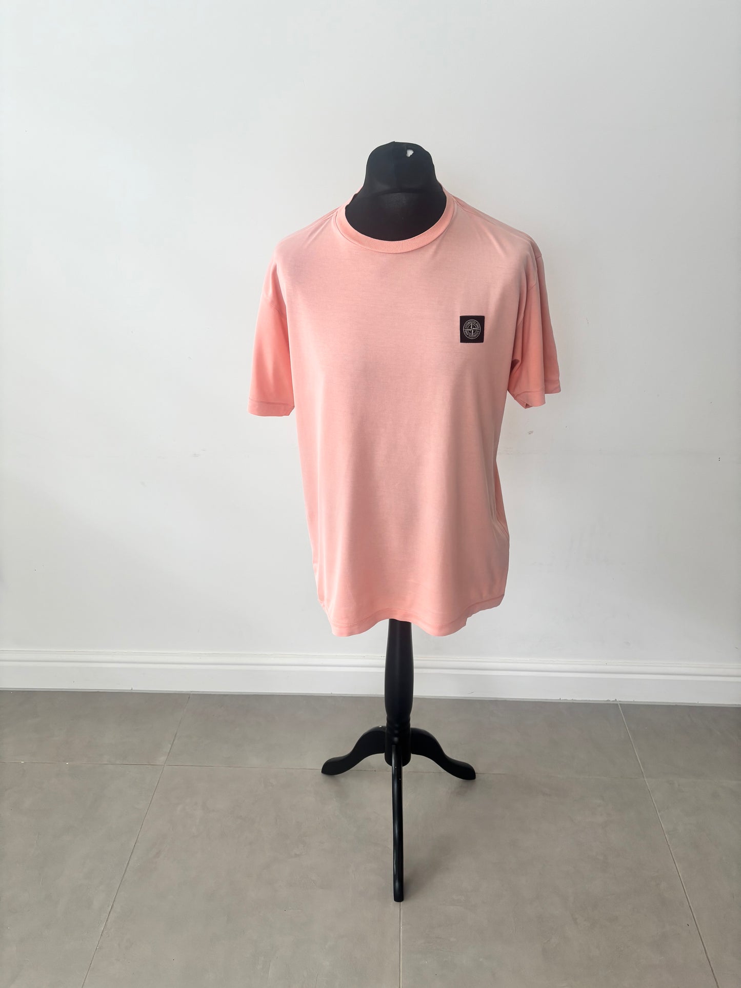 Stone Island Patch Logo T-Shirt (Salmon)