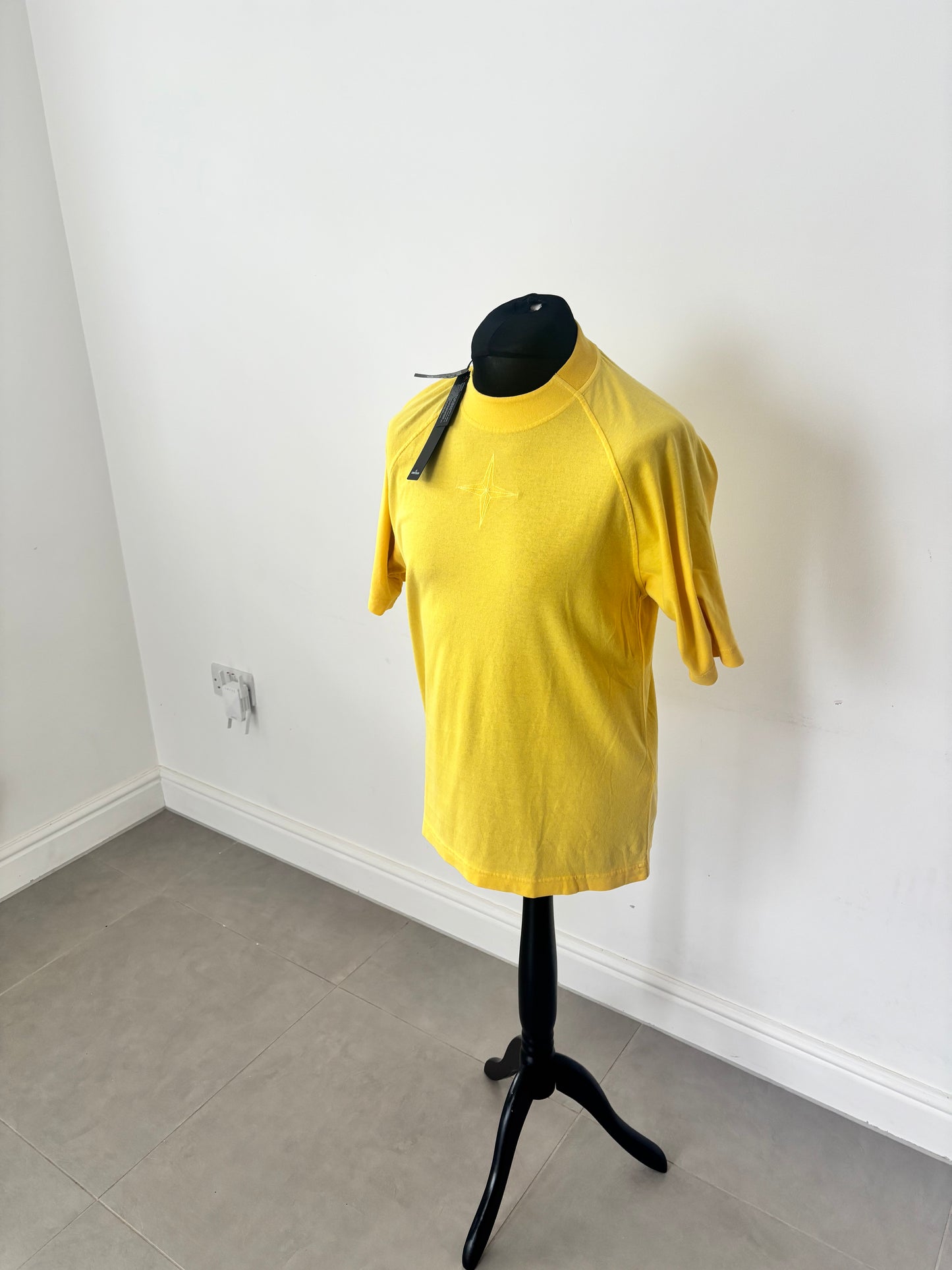 Stone Island ‘Old’ Treatment T-Shirt (Yellow)