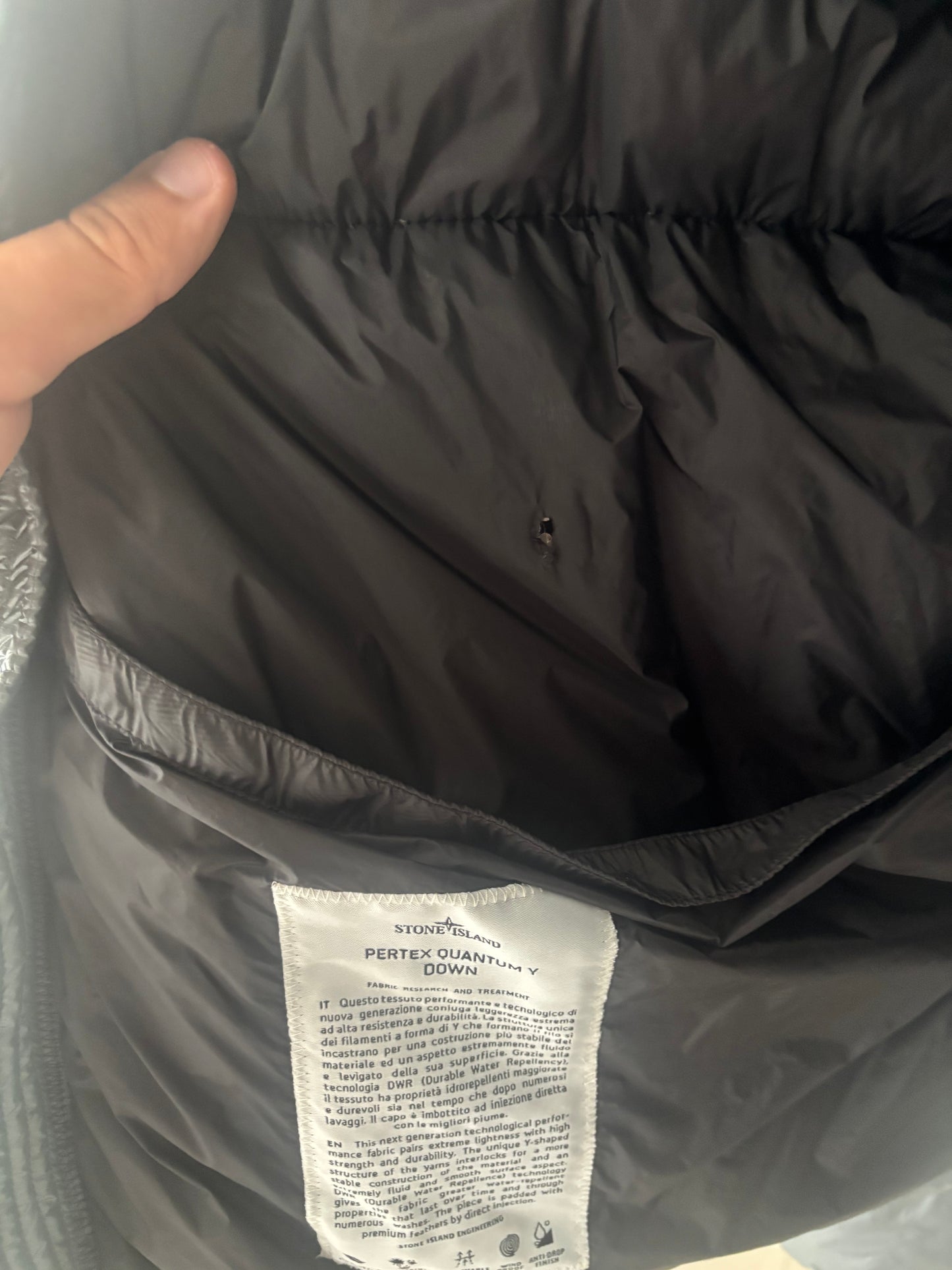 Stone Island Pertex Quantum Y Down (Blue)