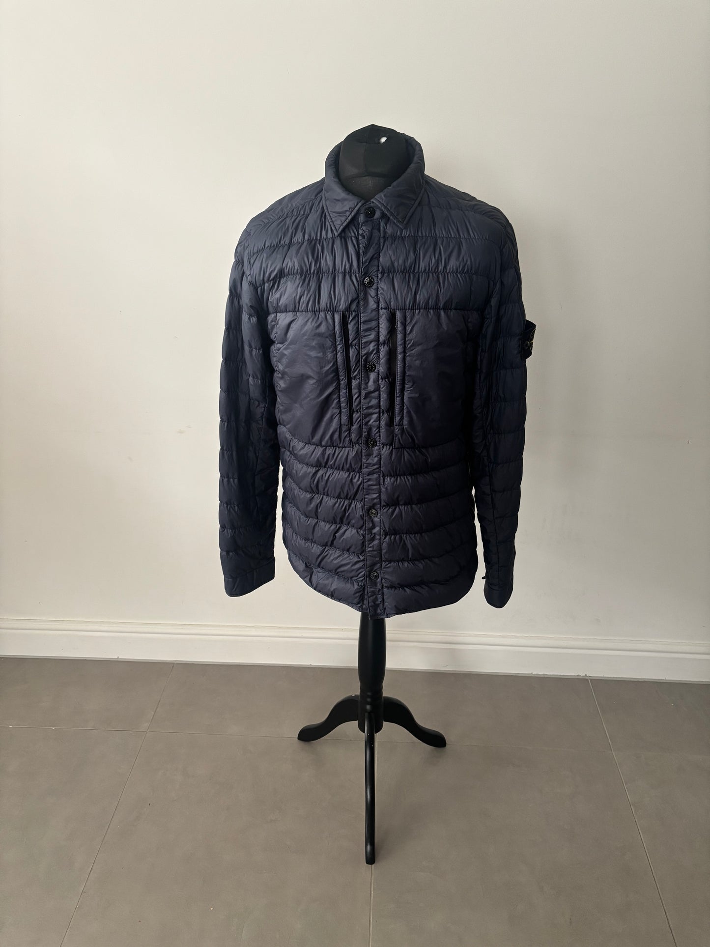 Stone Island Down Filled Overshirt (Navy)