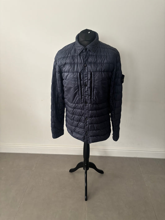 Stone Island Down Filled Overshirt (Navy)