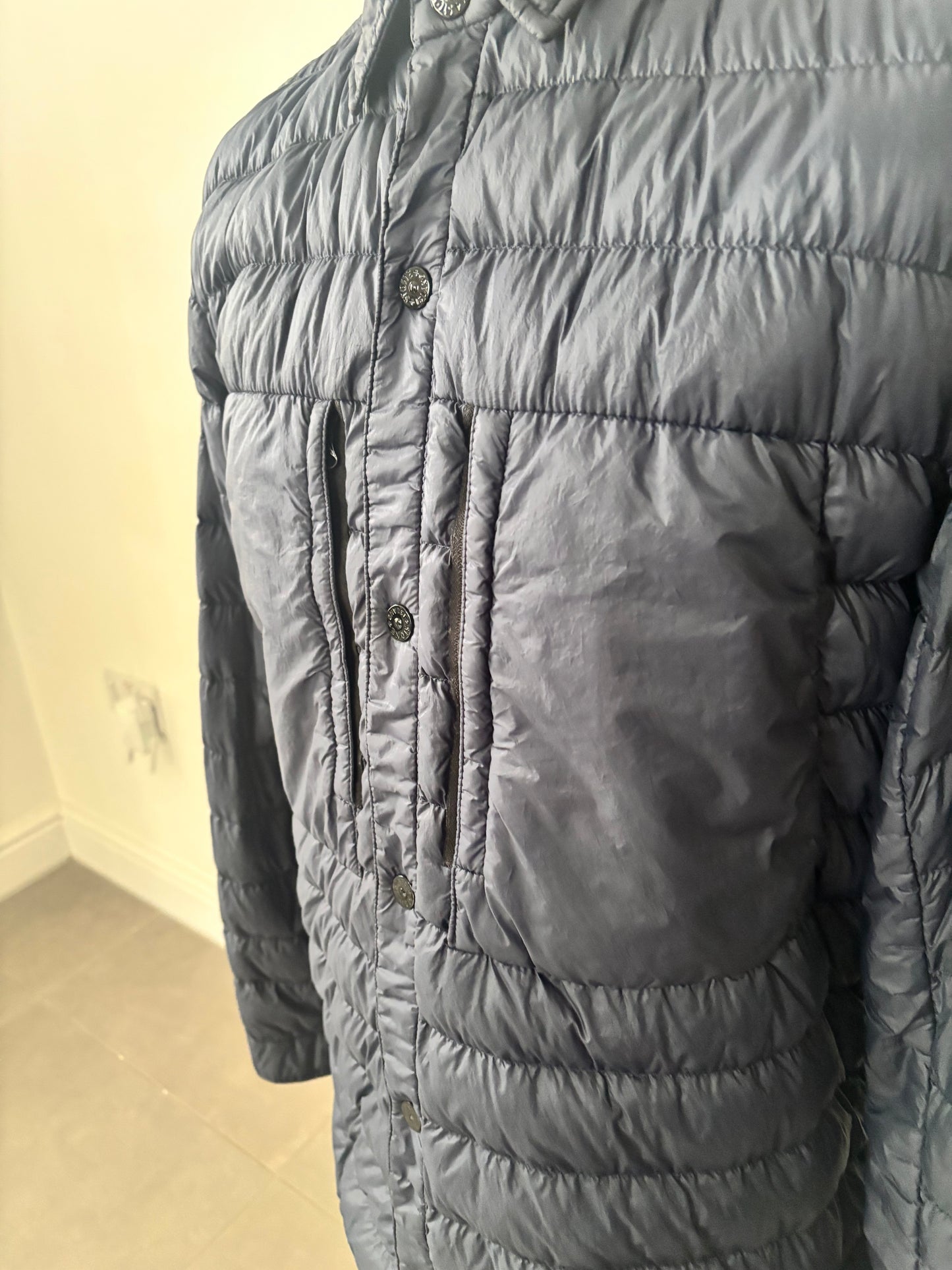 Stone Island Down Filled Overshirt (Navy)
