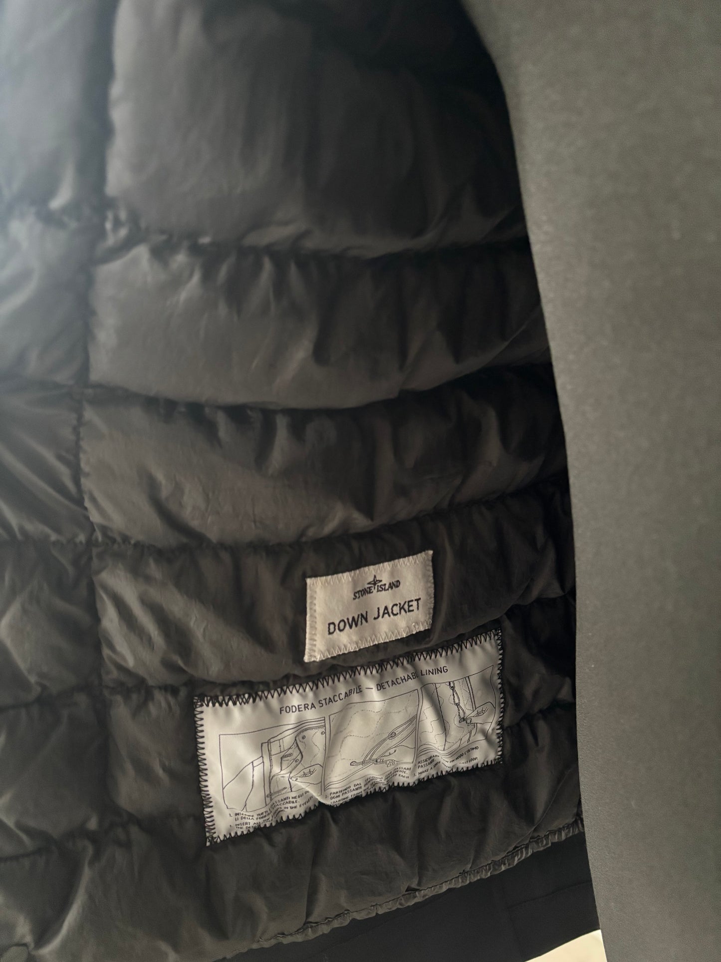 Stone Island Tank Shield Featuring Multi Layer Fusion Technology (Black)
