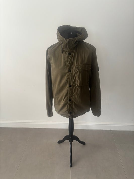 Stone Island Hooded Overshirt (Olive)