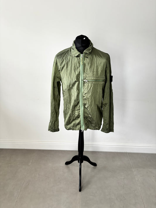 Stone Island Econyl Nylon Metal Overshirt (Sage)