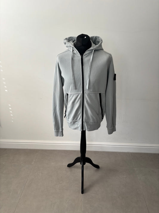 Stone Island Zip Up Hoodie (Stone)