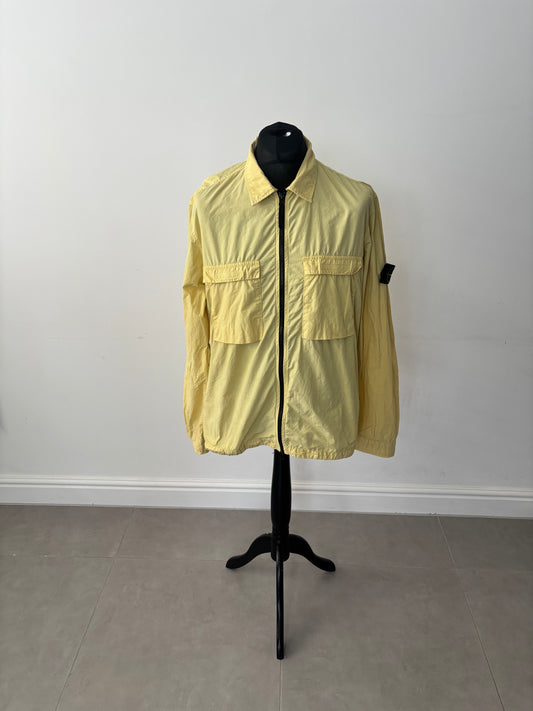 Stone Island Double Chest Pocket Overshirt (Yellow)