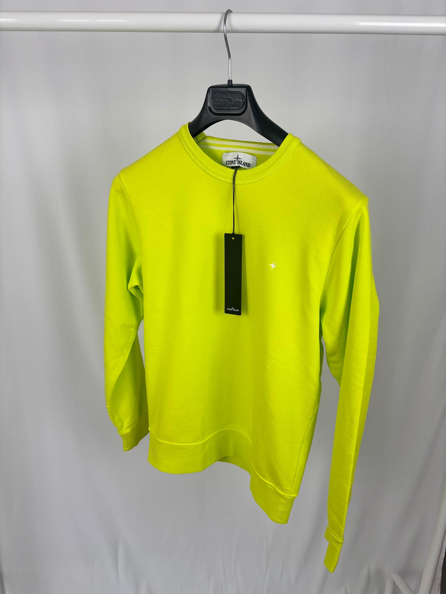 Stone Island Marina Cotton Sweatshirt (Pistachio)