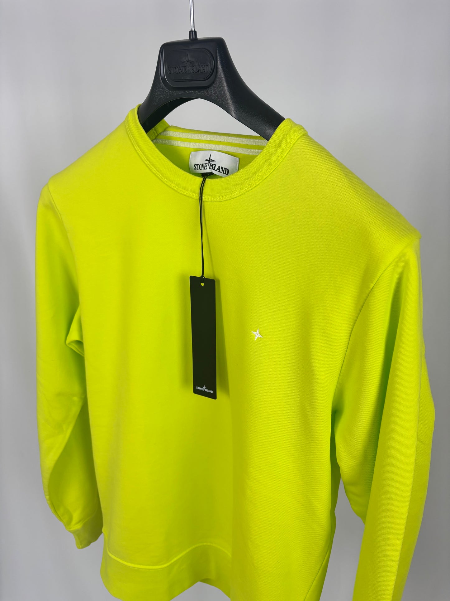 Stone Island Marina Cotton Sweatshirt (Pistachio)