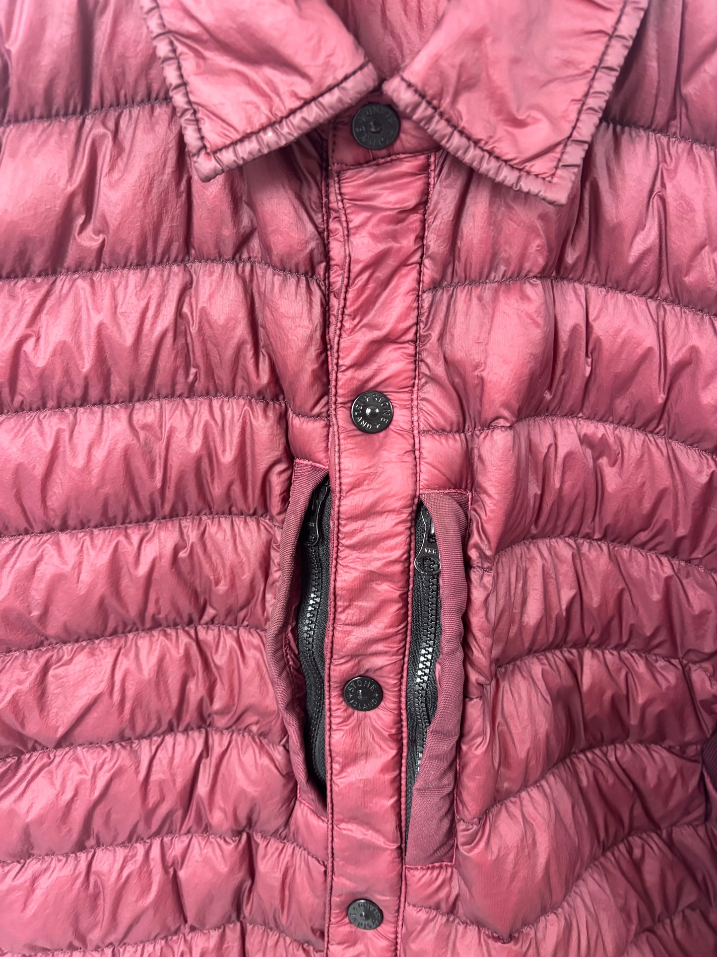 Stone Island Garment Dyed Micro Yarn Down (Red)