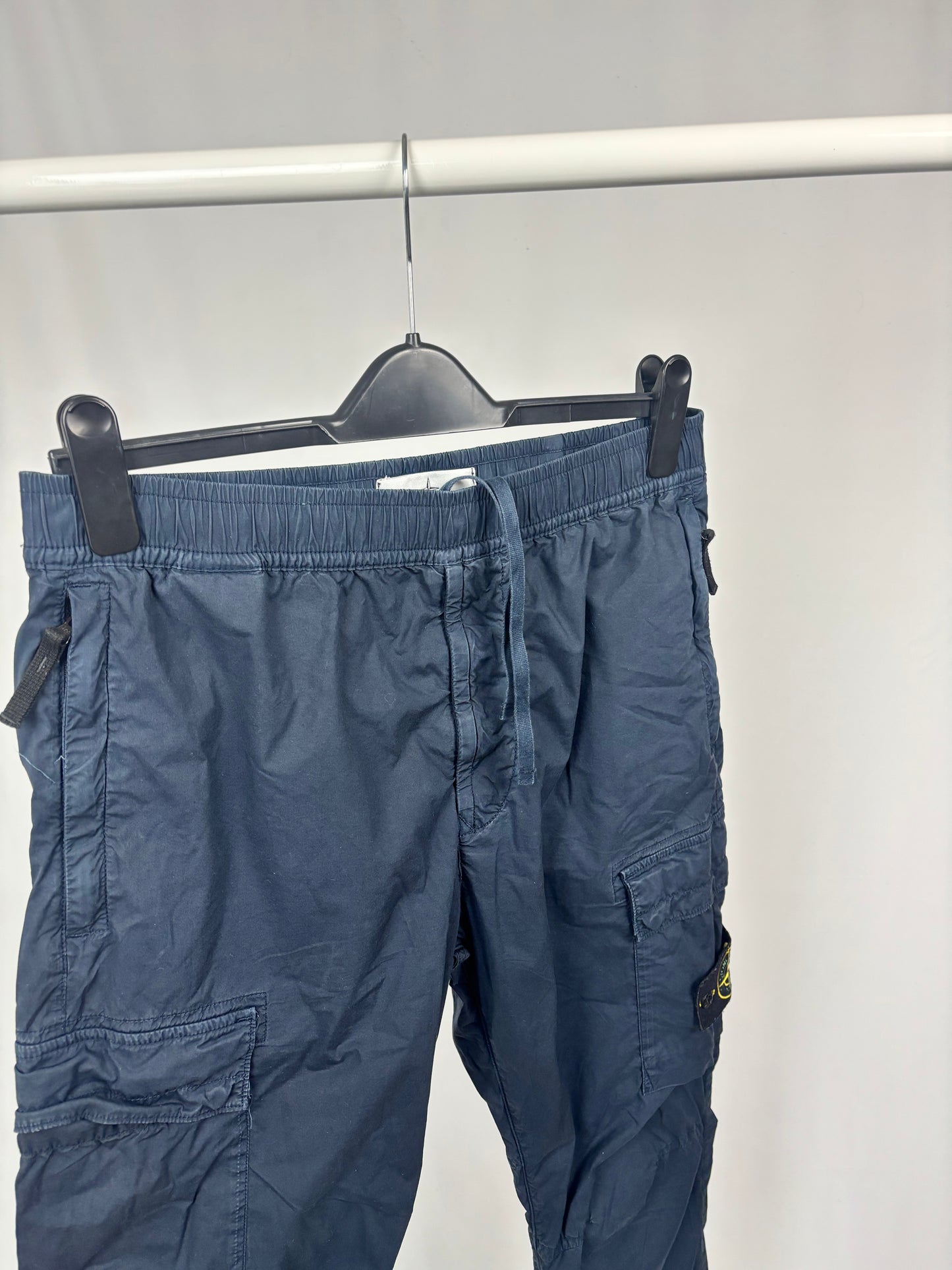 Stone Island Parachute Cargo Pants (Navy)