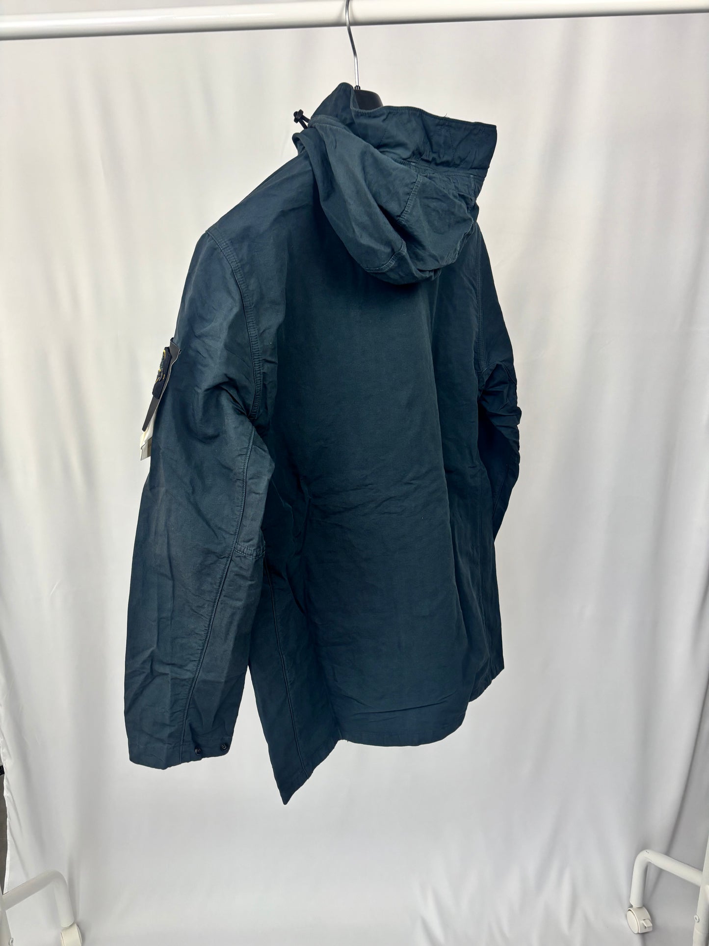 Stone Island Tela Cotone Lino Fiammato-TC (Navy)