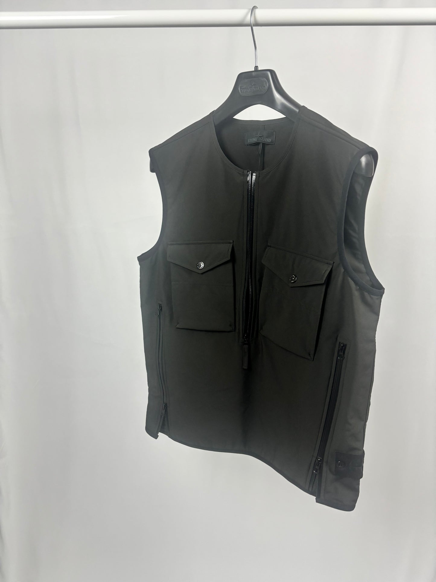 Stone Island Polyester Stretch 5 L Ghost Piece (Black)