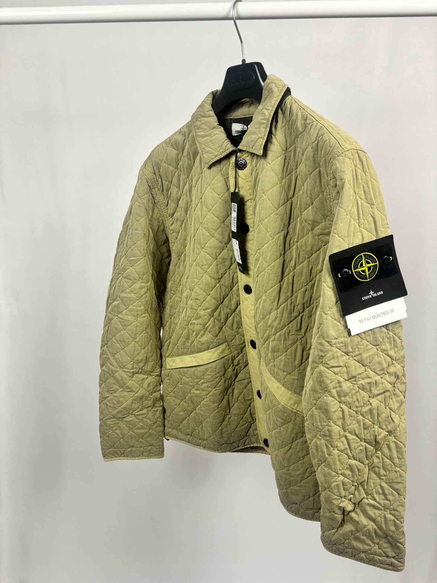 Stone Island 50 Fili Quilted-TC (Natural Beige)