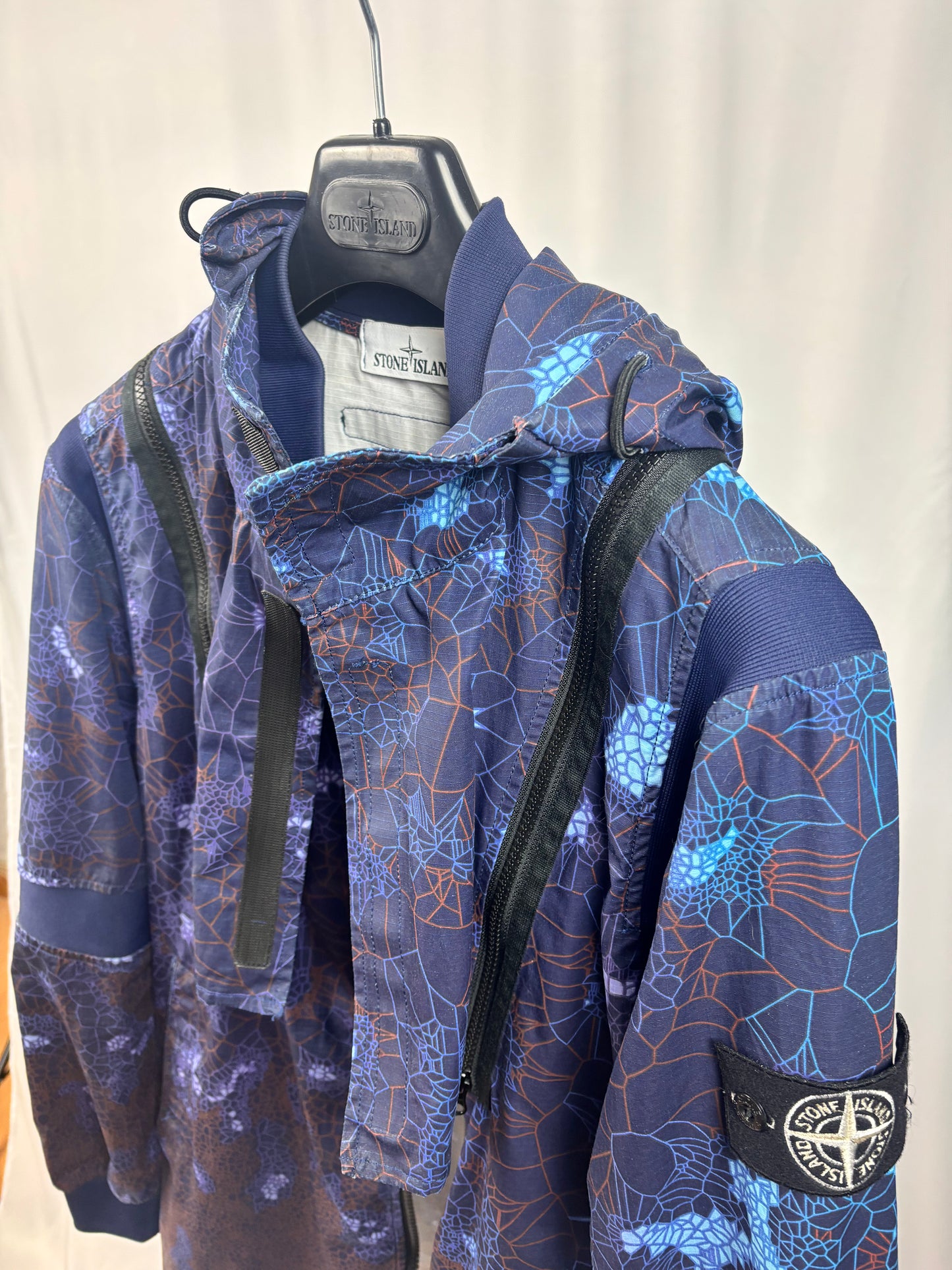 Stone Island Printed Heat Reactive Thermosensitive Fabric (Purple)