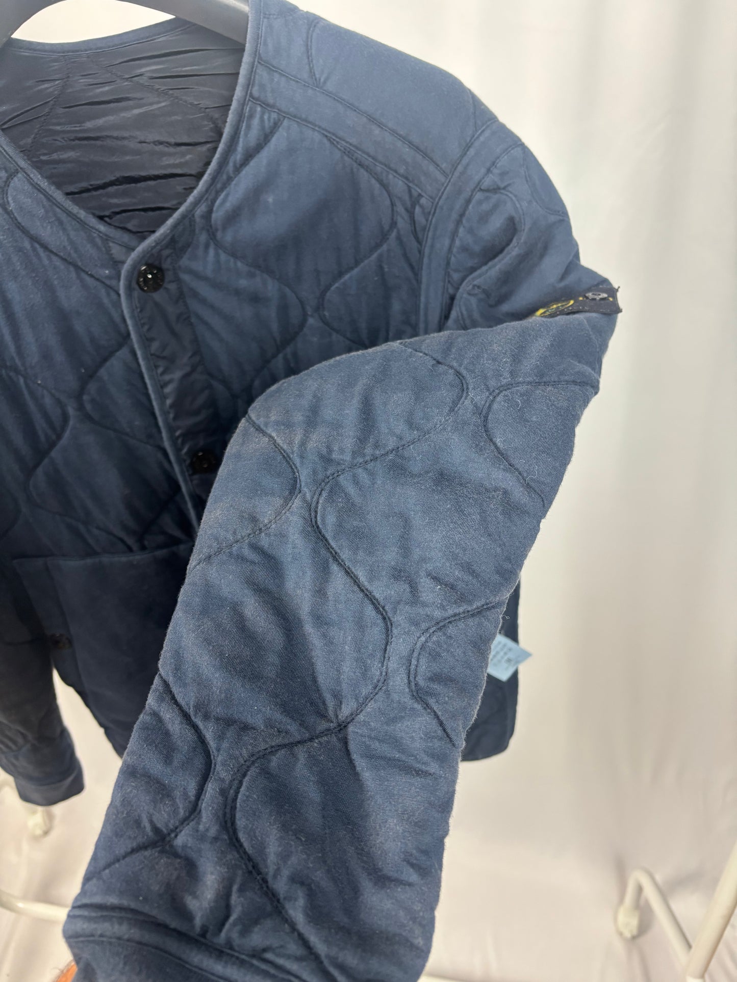 Stone Island Reversible Nylon Cotton (Navy)