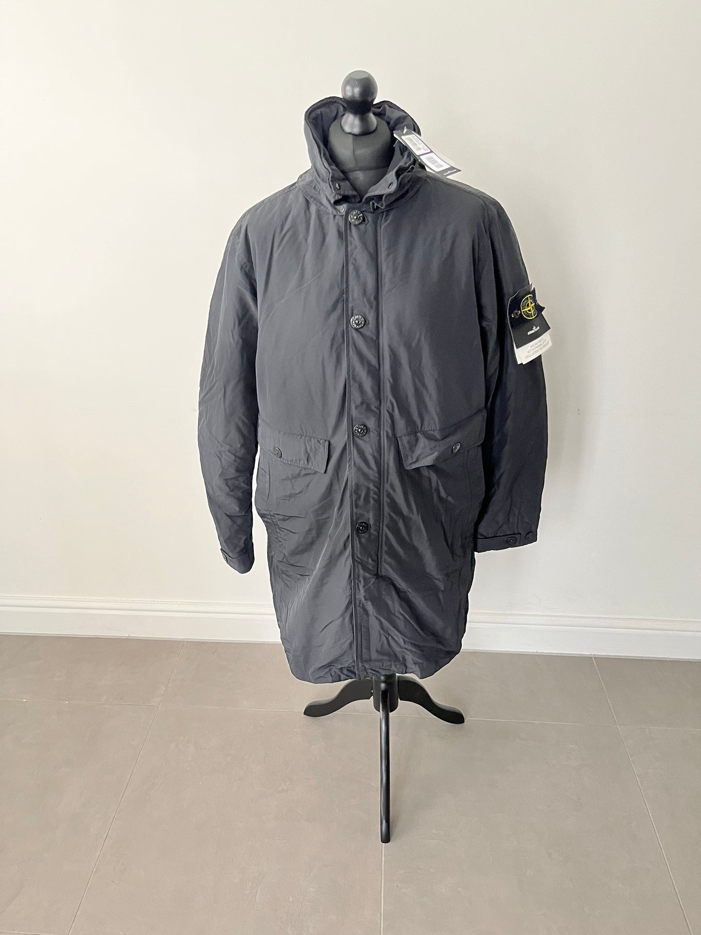 Stone Island Micro Reps With Primaloft Insulation Technology (Black)
