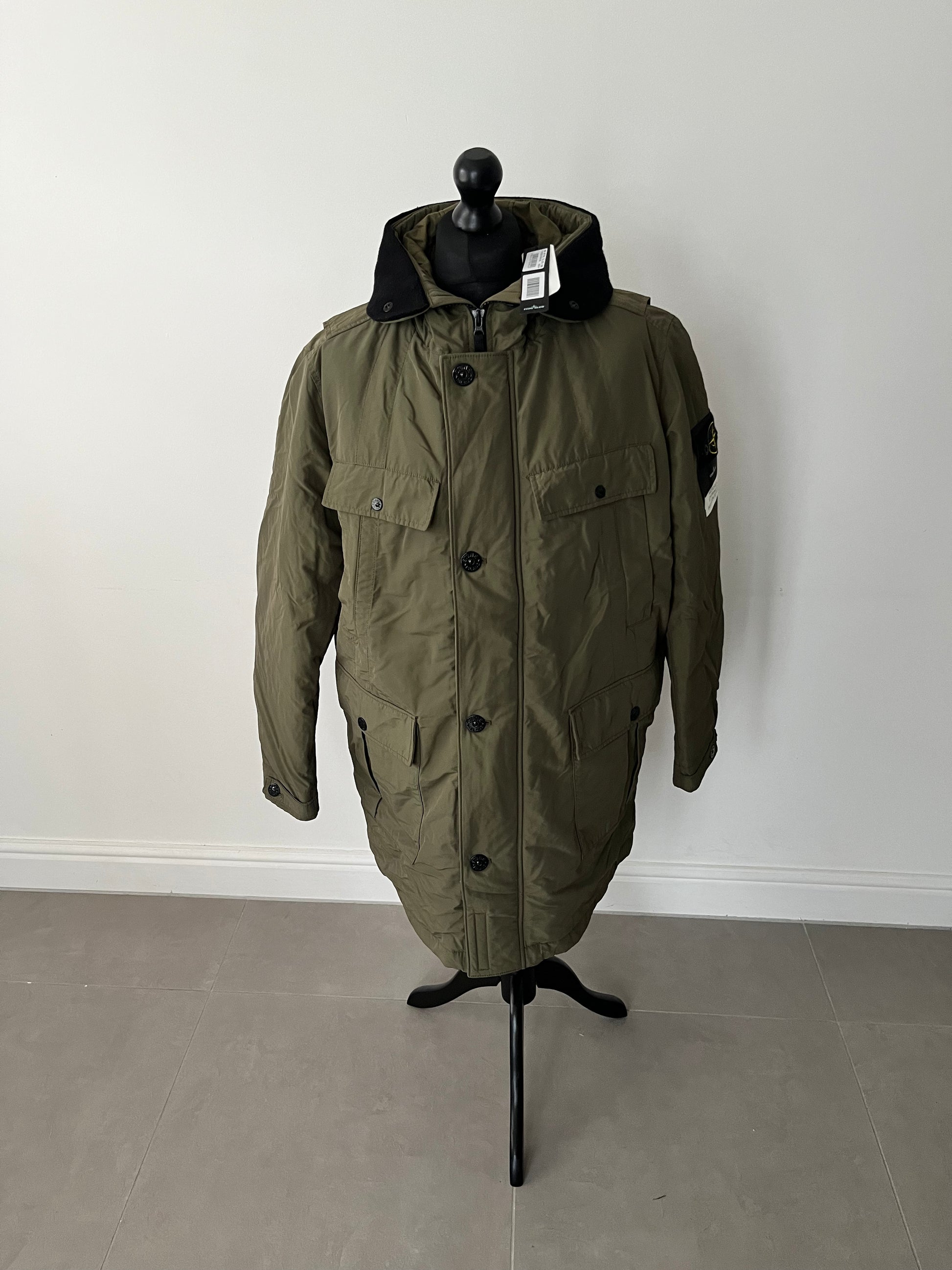 Stone Island Micro Reps With Primaloft Insulation Technology Olive CasualCentral