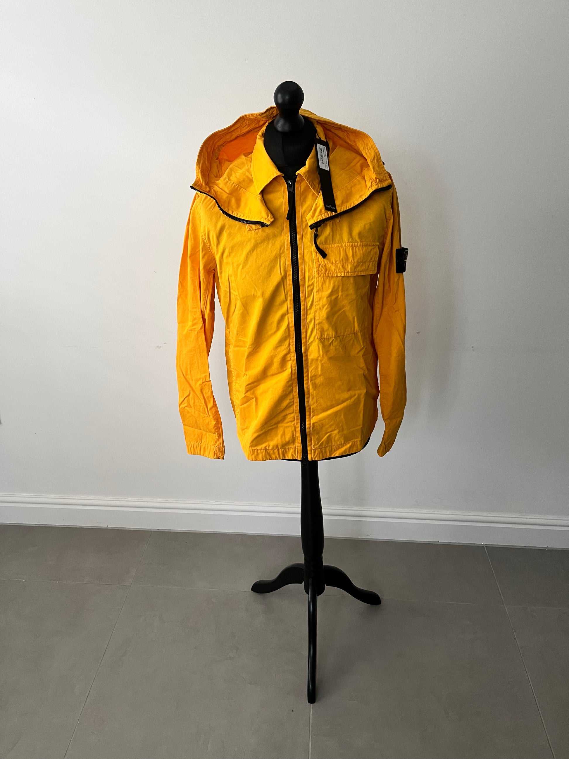 Stone island 2025 yellow overshirt