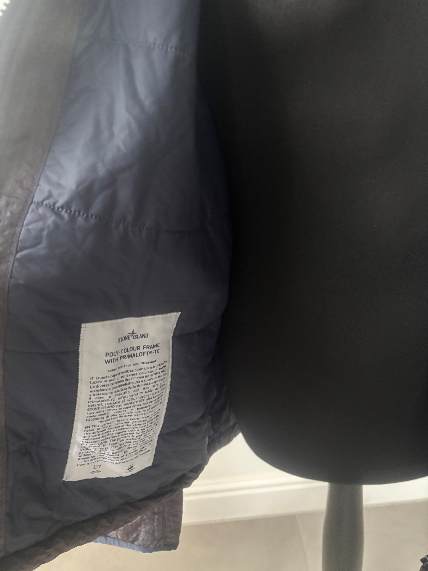 Stone Island Poly-Colour Frame Con Primaloft-TC (Purple)