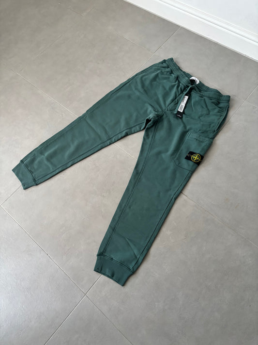 Stone Island Brushed Cotton Pocket Sweatpants (Petroleum)
