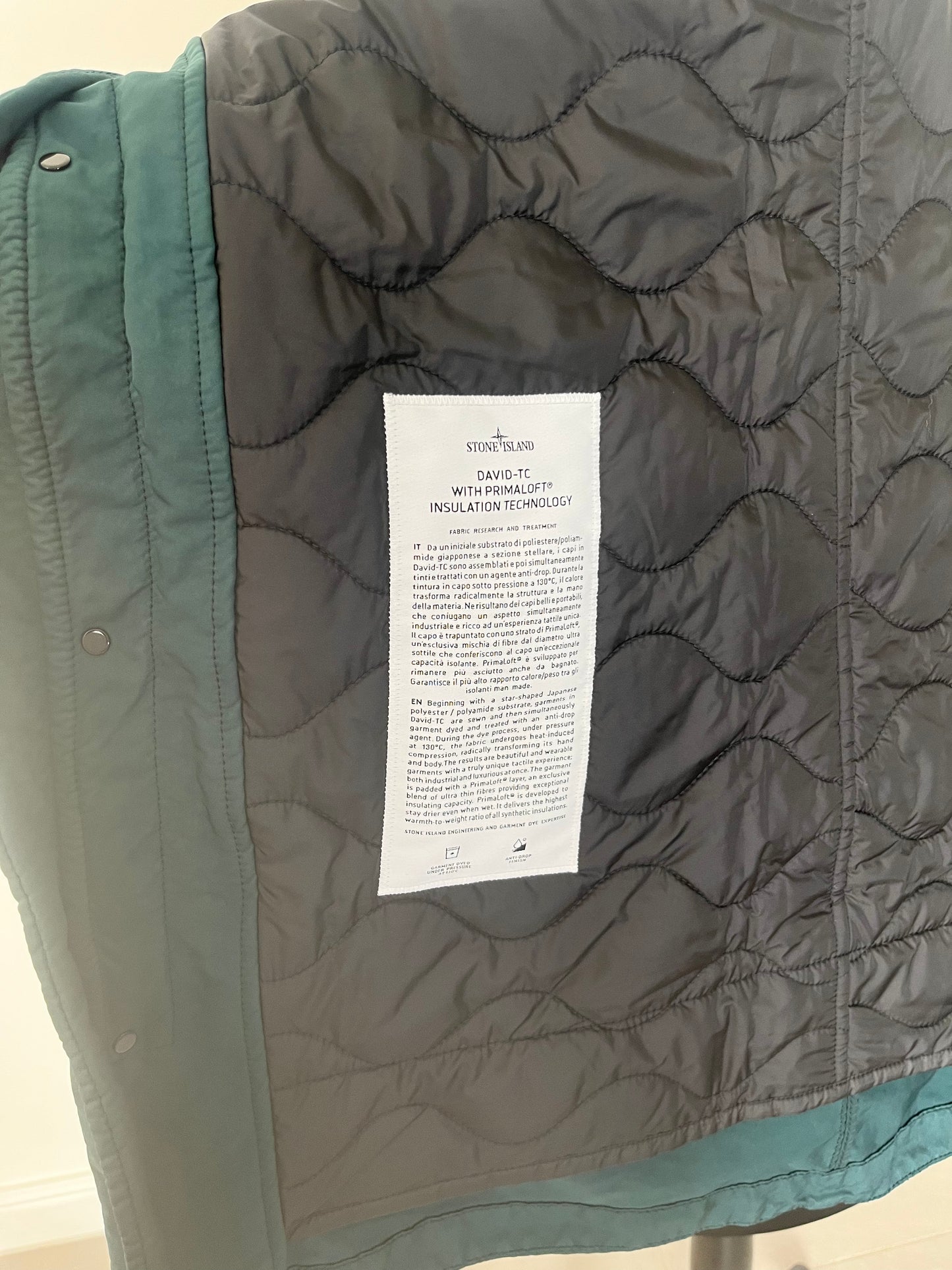 Stone Island David-TC With Primaloft Insulation Technology (Dark Green)