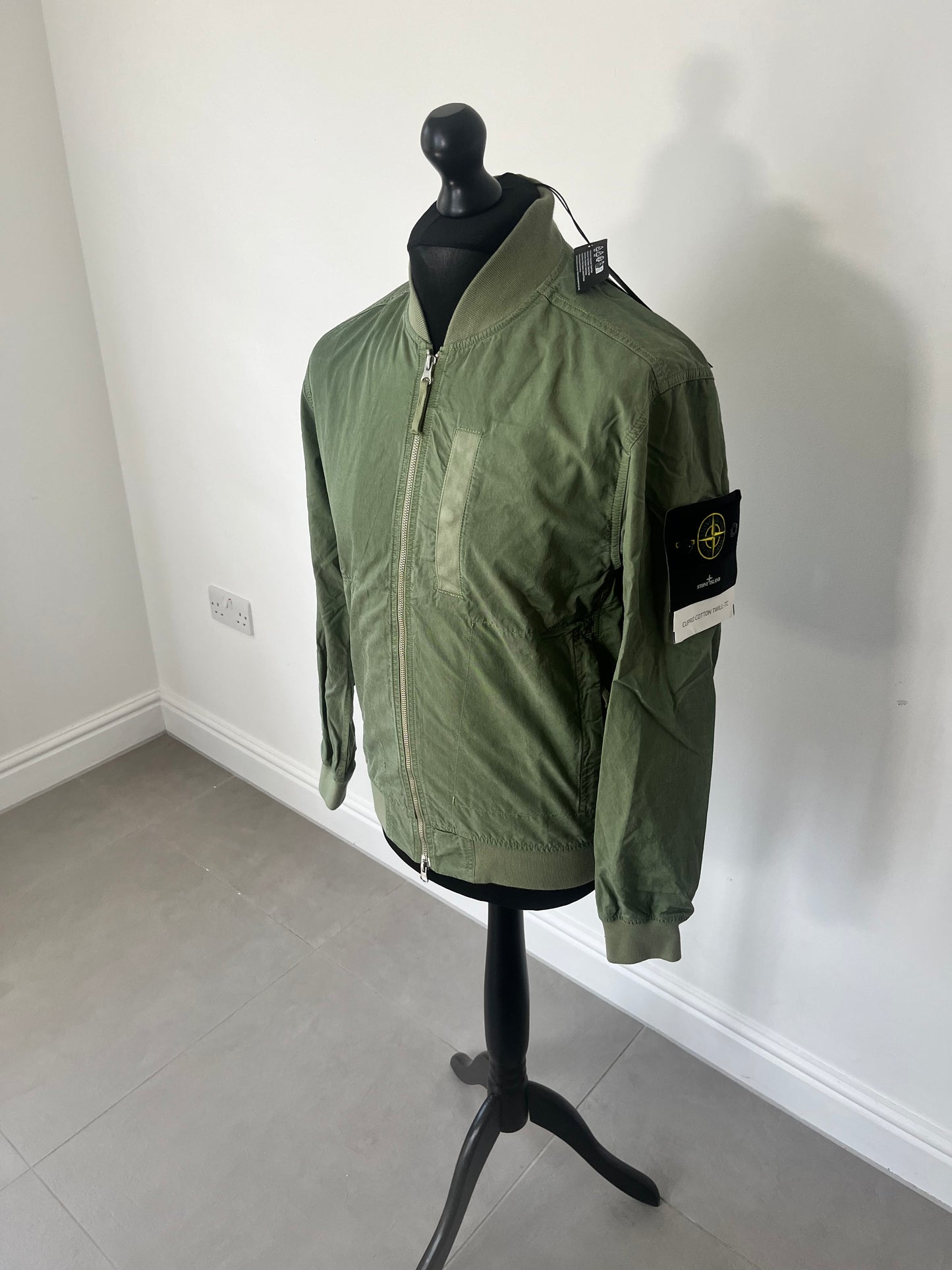 Stone Island Cupro Cotton Twill-TC (Sage)