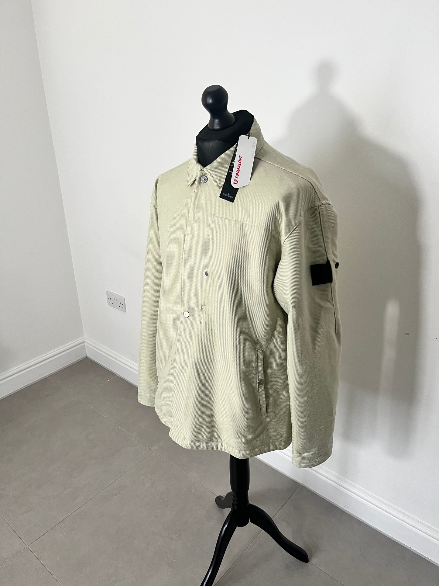 Stone Island Shadow Project Insulated Coach Jacket (Natural Beige)