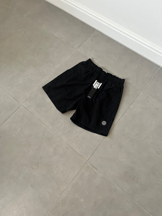 Stone Island Nylon Metal In Econyl Regenerated Nylon Swimming Shorts (Black)