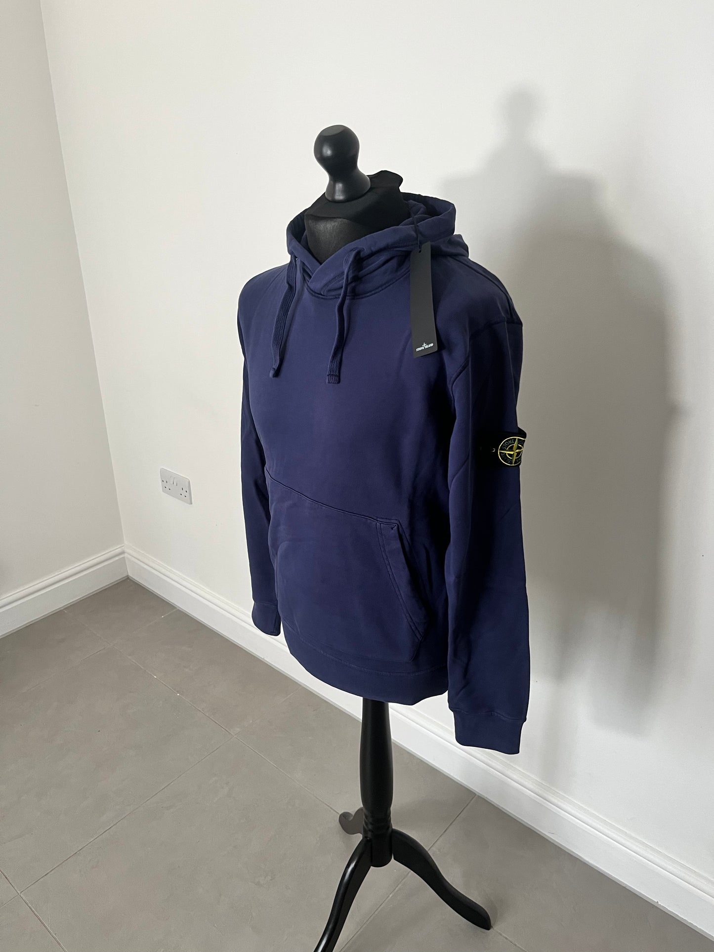 Stone Island Garment Dyed Popover Hoodie (Purple)