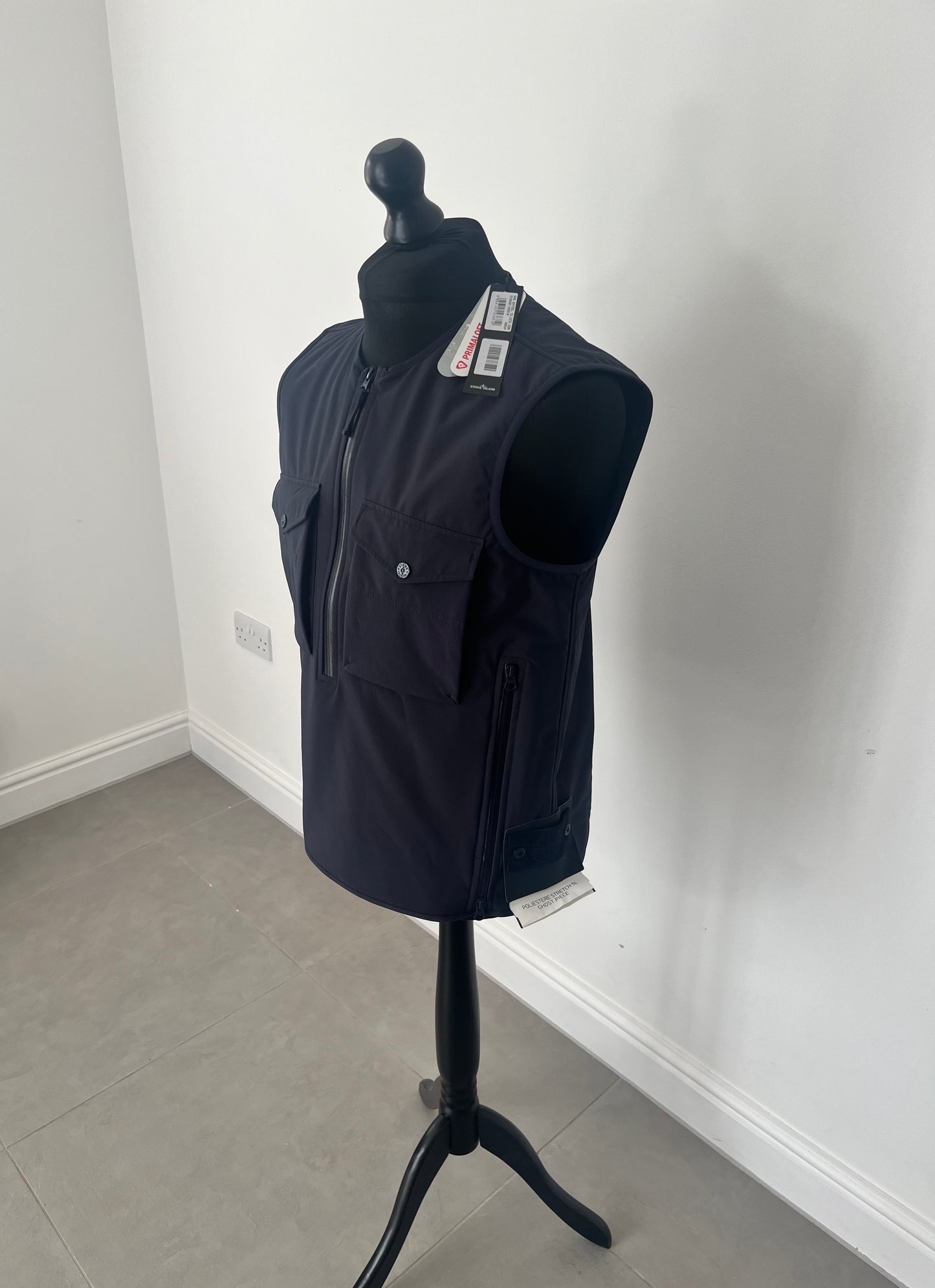Stone Island Polyester Stretch 5 L Ghost Piece (Navy)