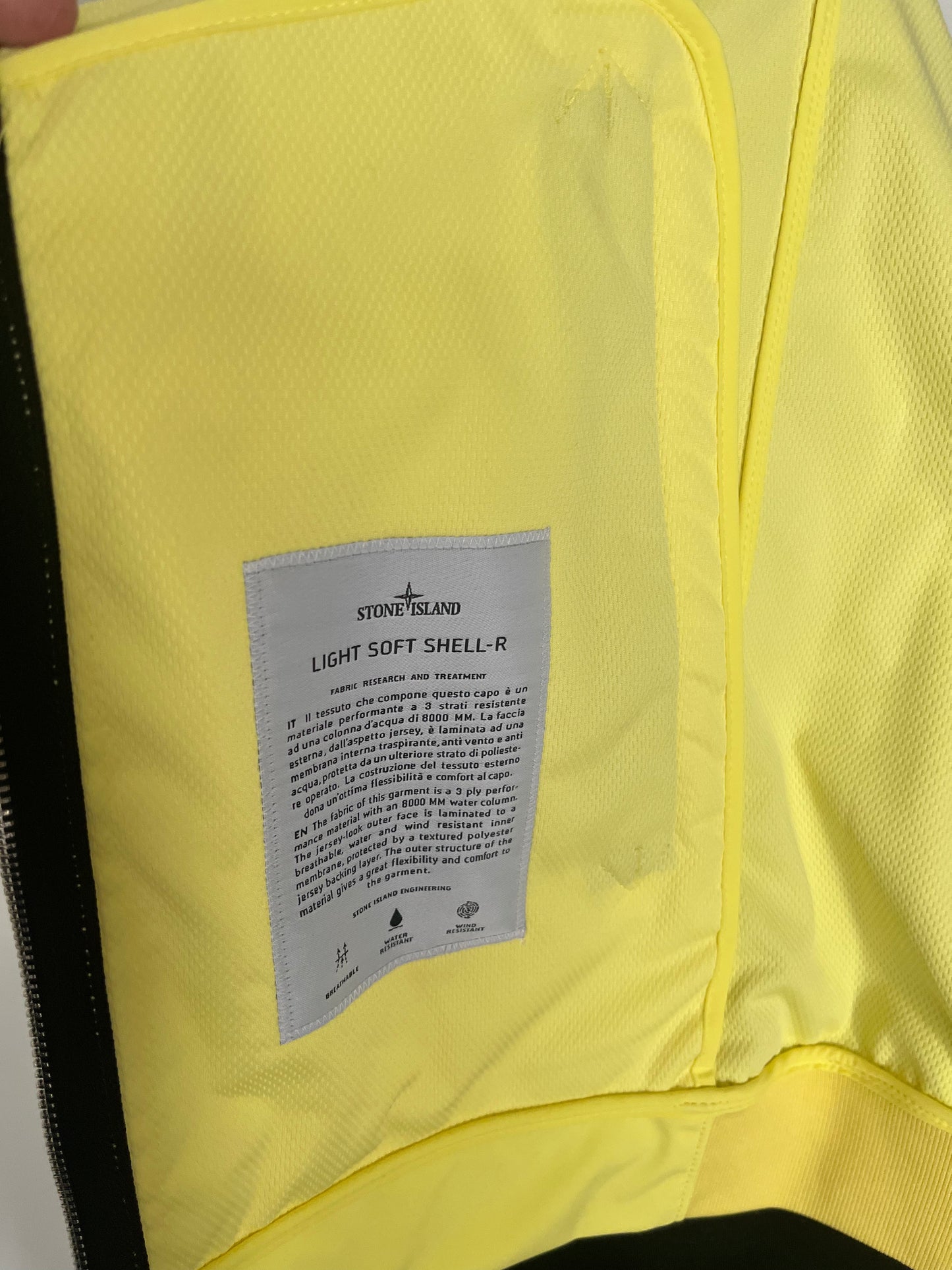 Stone Island Soft Shell-R (Yellow)