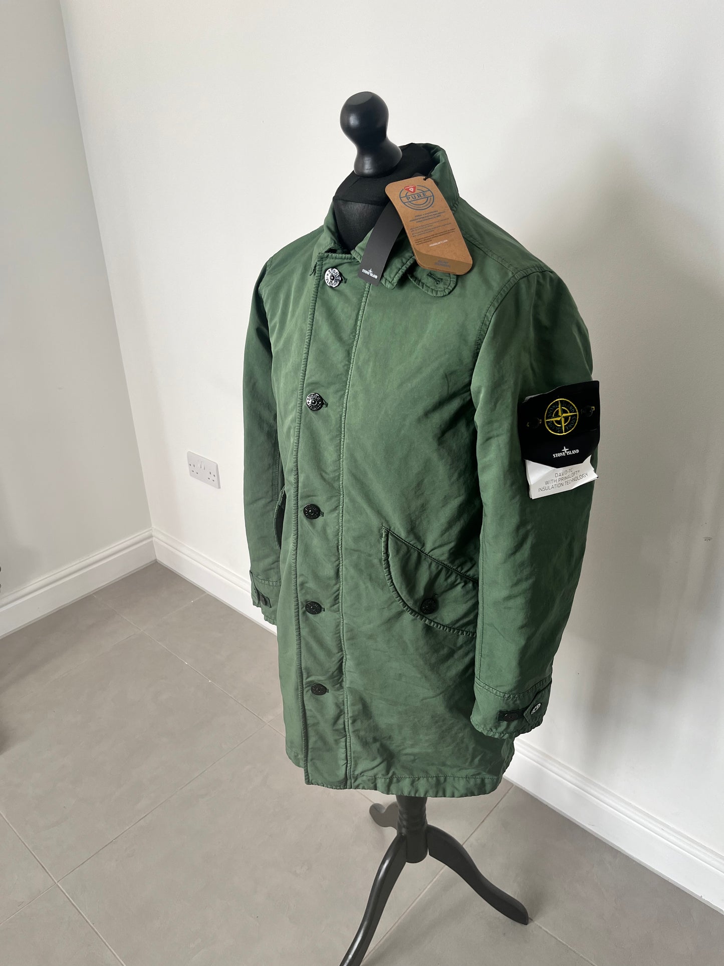 Stone Island David TC With Primaloft Insulation Technology Olive CasualCentral