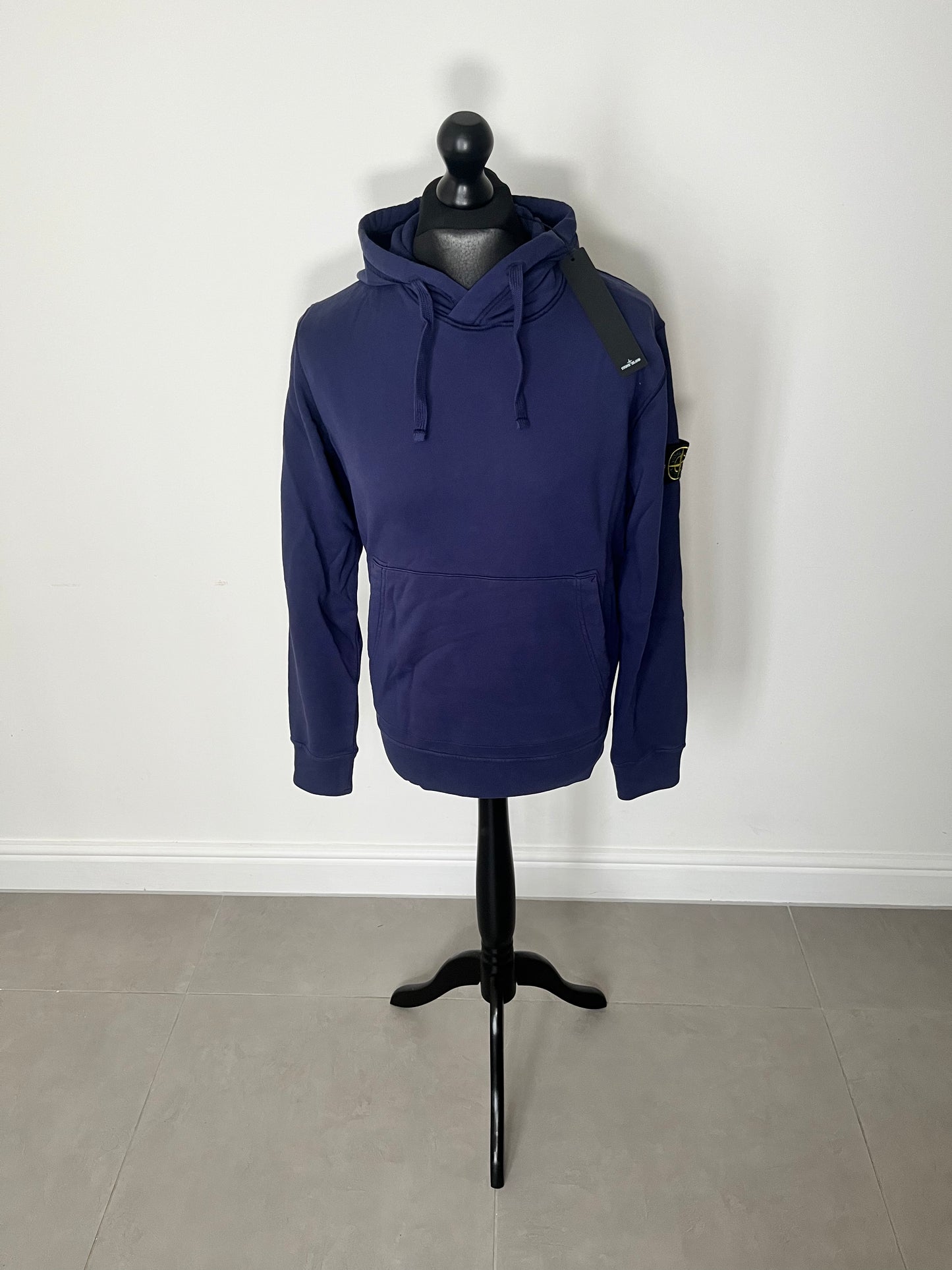 Stone Island Garment Dyed Popover Hoodie (Purple)