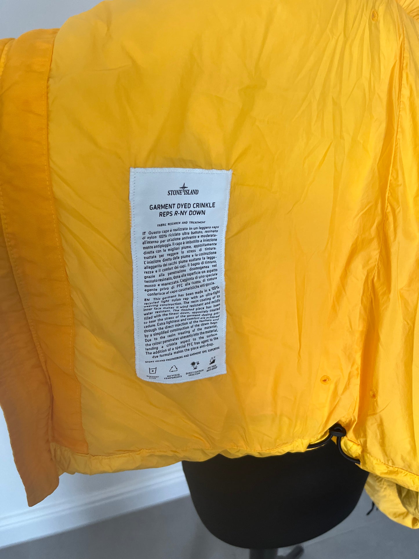 Stone island micro reps yellow sales