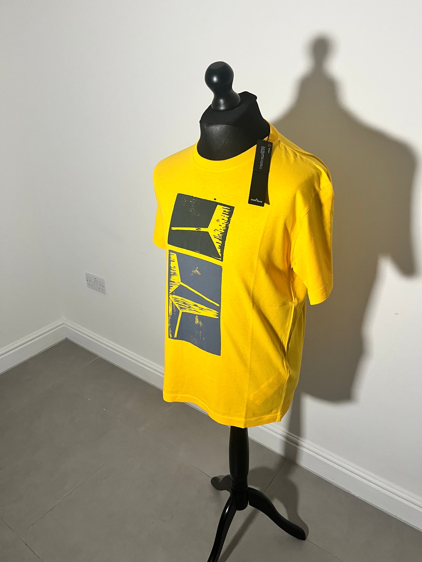 Stone Island Xilographia One T-Shirt (Yellow)