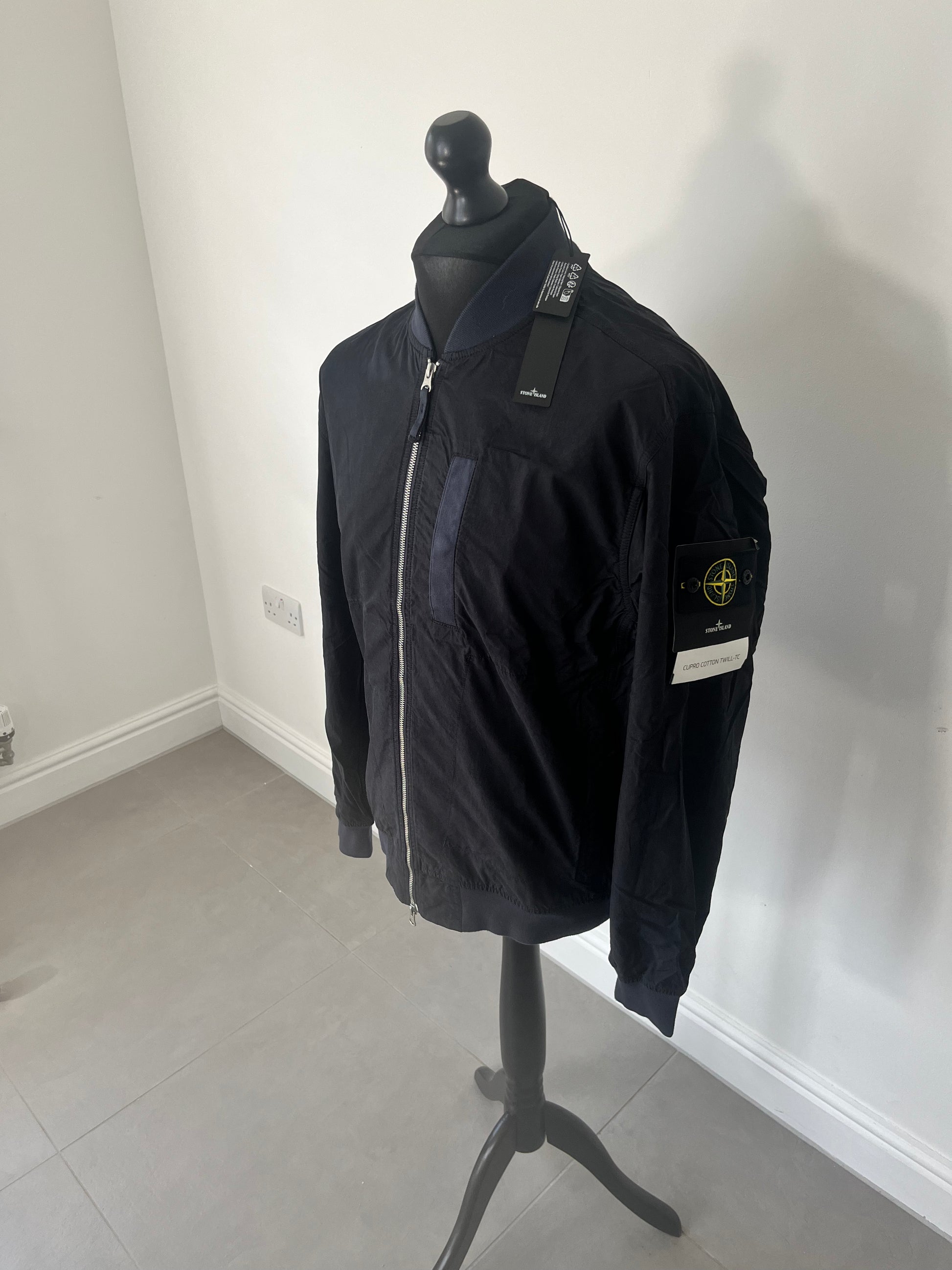 Stone Island Cupro Cotton Twill TC Navy