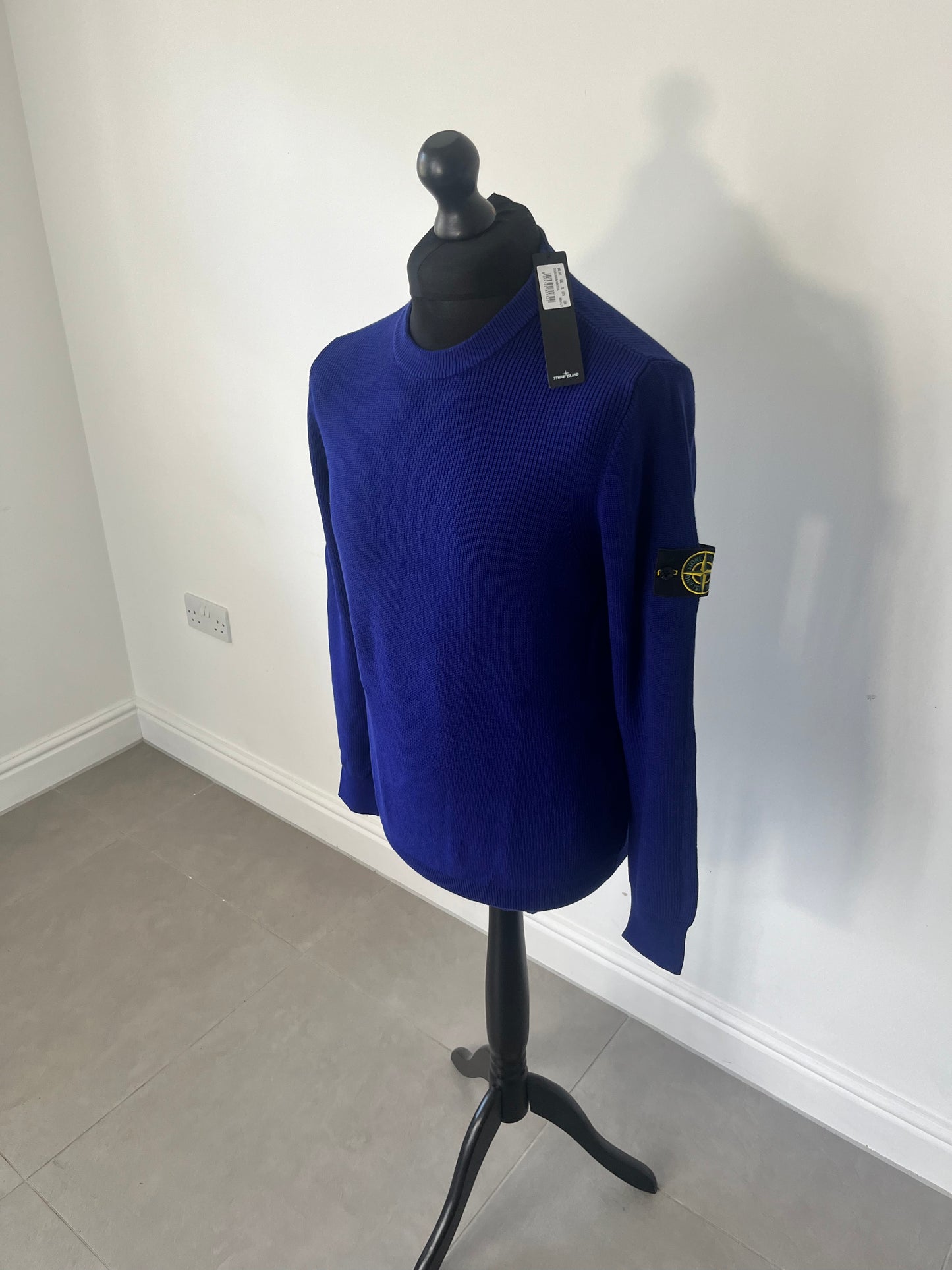 Stone Island Thick Knit Sweater (Royal Blue)