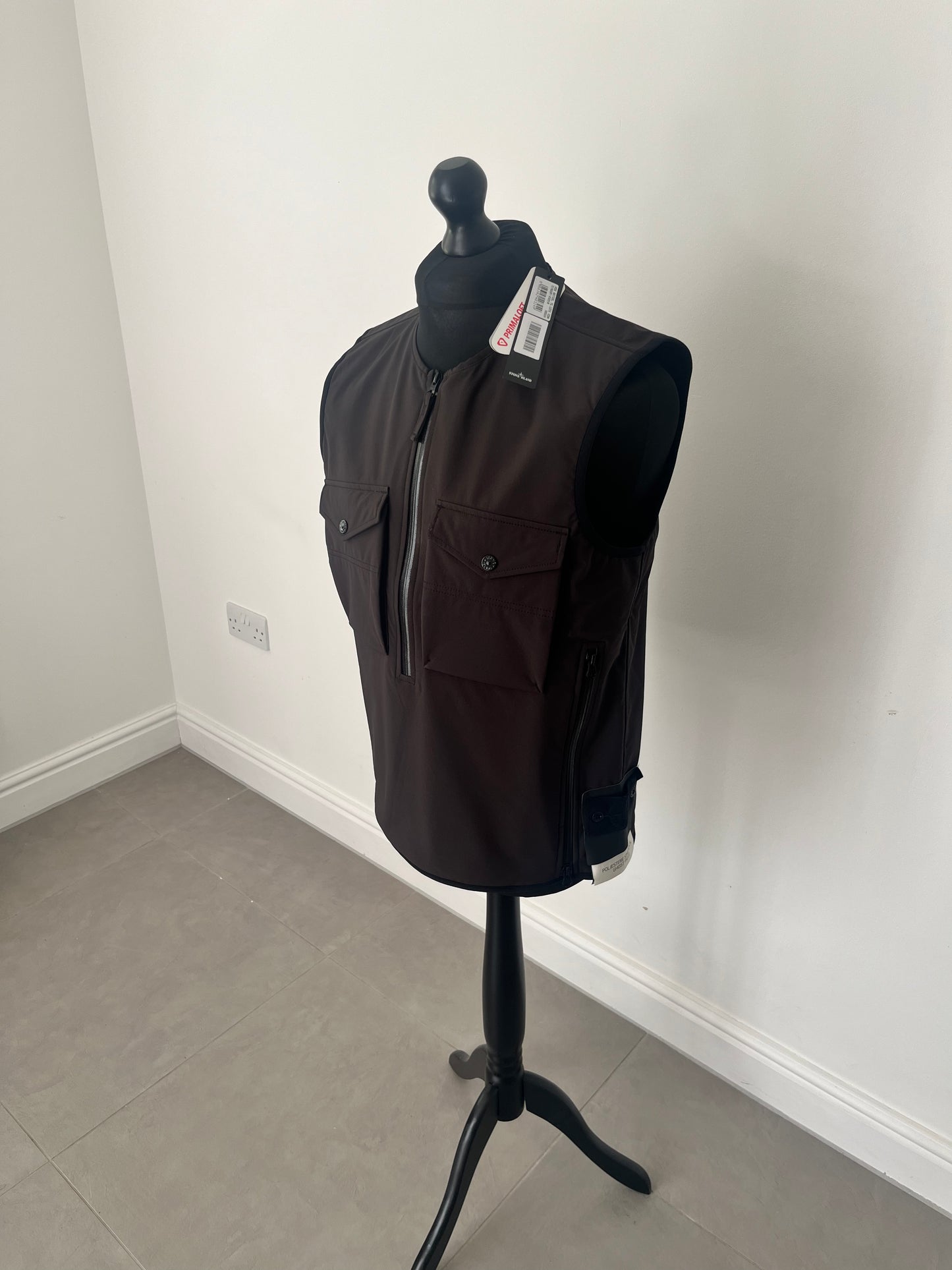 Stone Island Polyester Stretch 5 L Ghost Piece (Black)