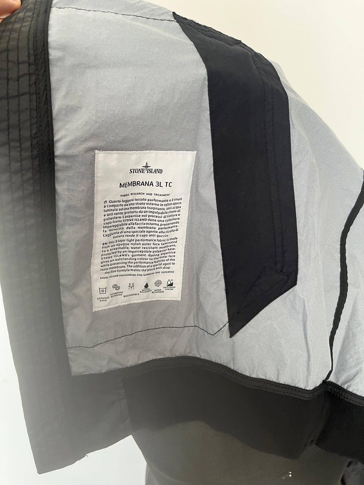 Stone Island Membrana 3L TC (Black)