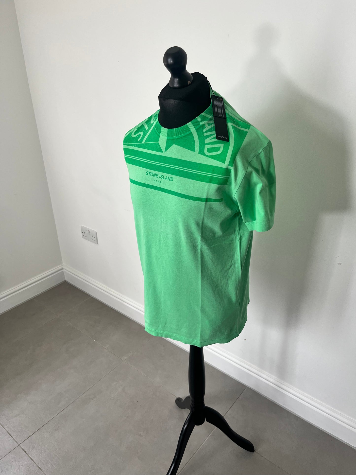 Stone Island Mosaic Three Print T-Shirt (Green)