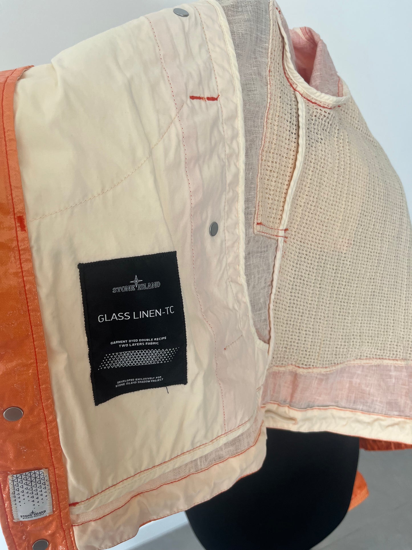 Stone Island Shadow Project Glass Linen-TC (Orange)